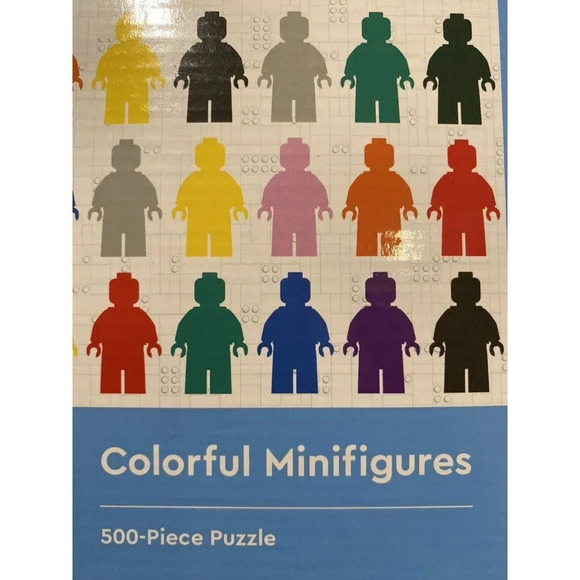 LEGO Collection x Target Colorful Minifigures 500 Piece Puzzle NEW - Picture 7 of 7